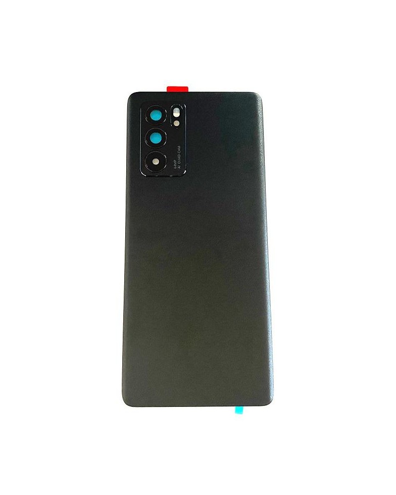 Tapa Trasera de Bateria  para Oppo Reno 6 Pro 5G PEPM00  CPH2249 - Con Lente y adhesivo - Negra