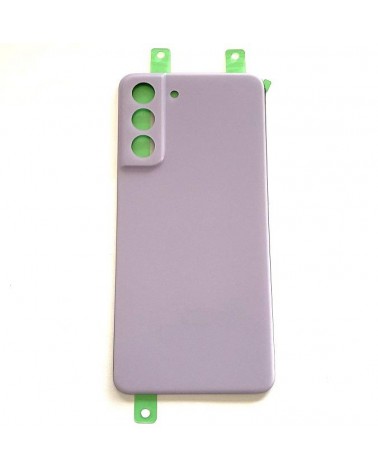 Battery back cover with adhesive for Samsung Galaxy S21 FE S21FE G990 - Purple / Lilac