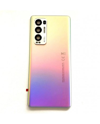 Rear Battery Cover for Oppo Find X3 Neo 5G CPH2207 - With Lens - Silver