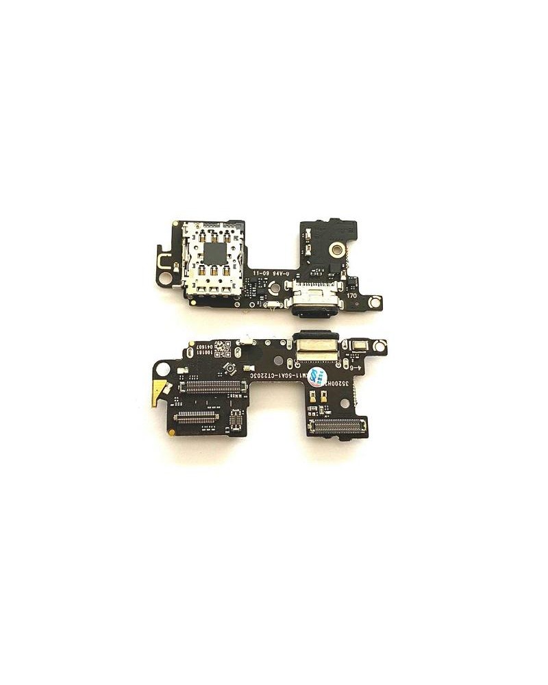 Conector de carregamento flexível com IC para Xiaomi Mi 11 Mi11 Mi11 Mi 11 5G M2011K2C M2011K2G