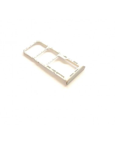 Suporte para SIM e SD para Samsung Galaxy M22 SM-M225 SM-M225 - Branco