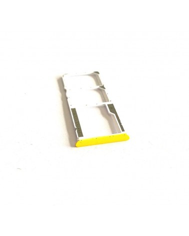 Dual Sim Holder for Xiaomi Poco M4 Pro 5G 21091116AG - Yellow