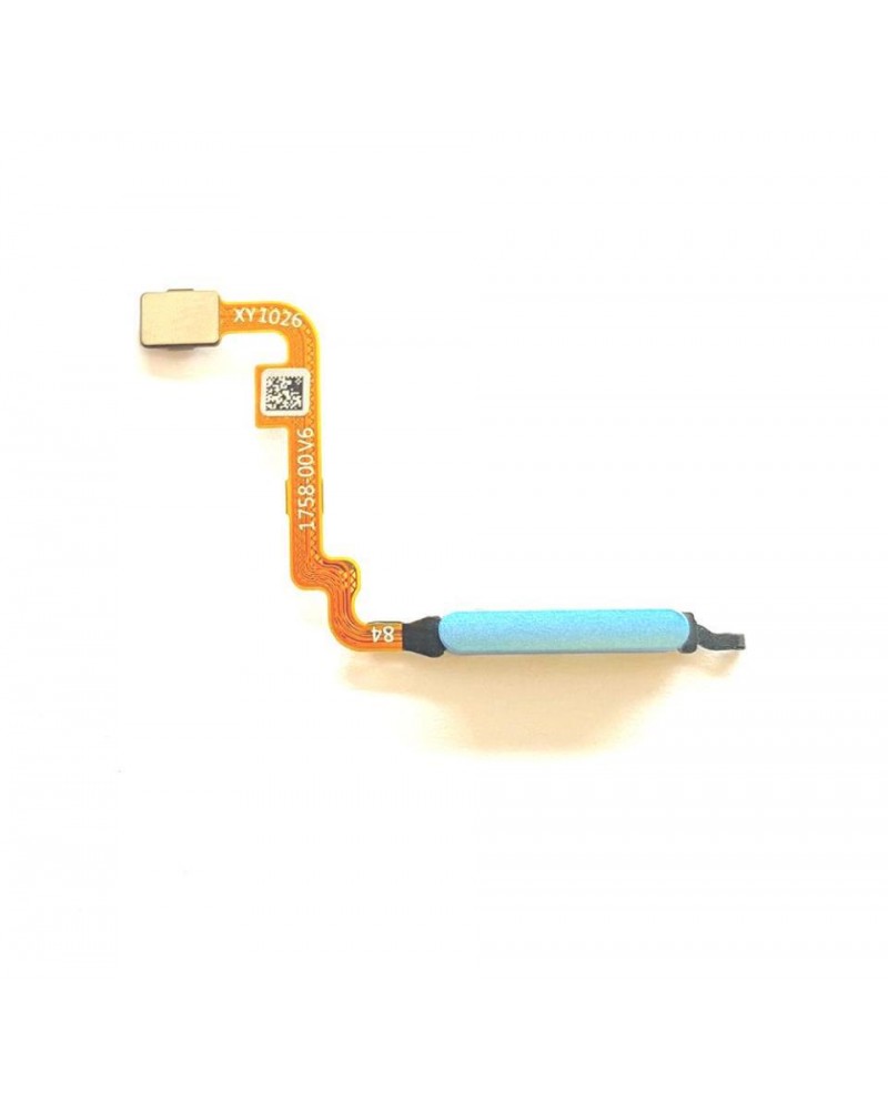 Flex Boton De Huella Para Xiaomi Redmi Note 10  Redmi Note 10s - Azul