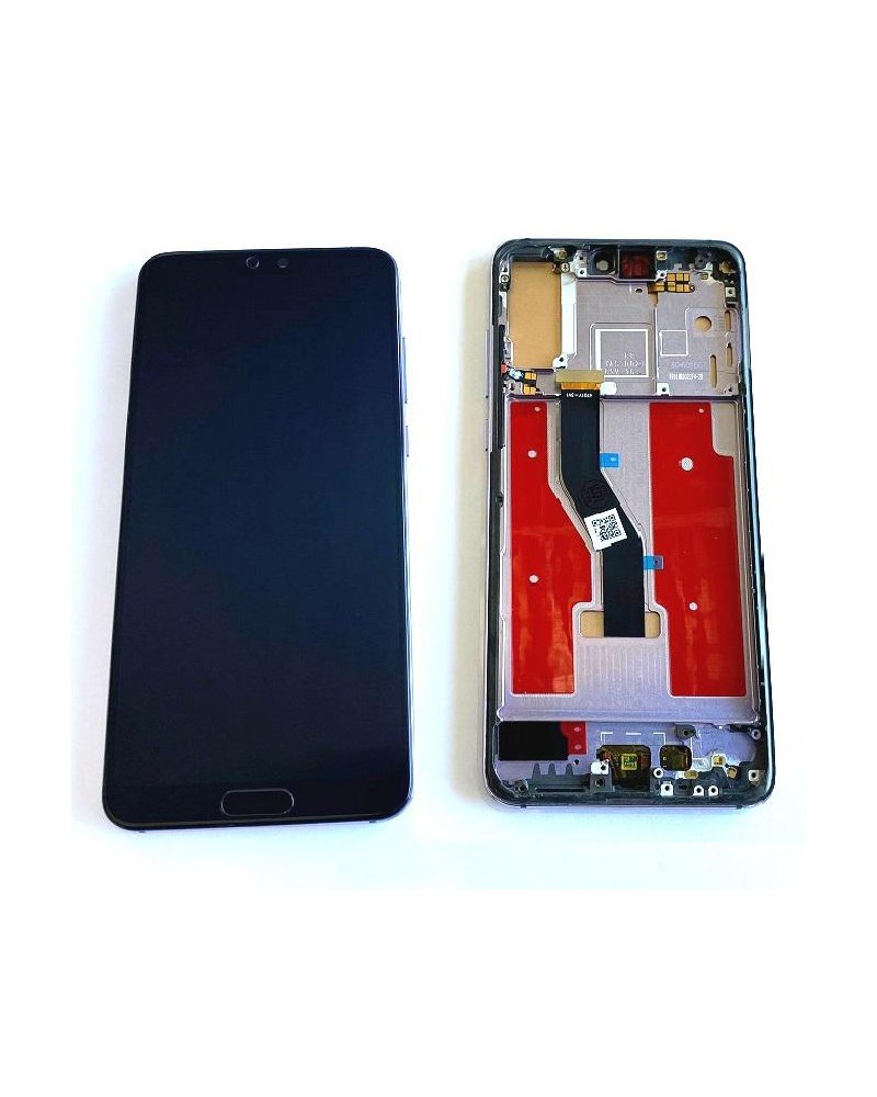 LCD and Touchscreen with Lilac Frame for Huawei P20 Pro TFT Quality