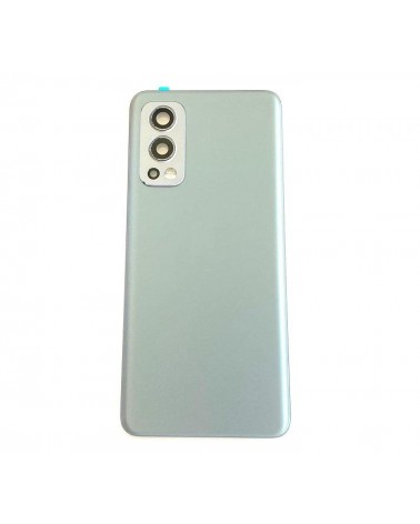 Rear Battery Cover with Lens for OnePlus Nord 2 DN2101 DN2103 - Grey