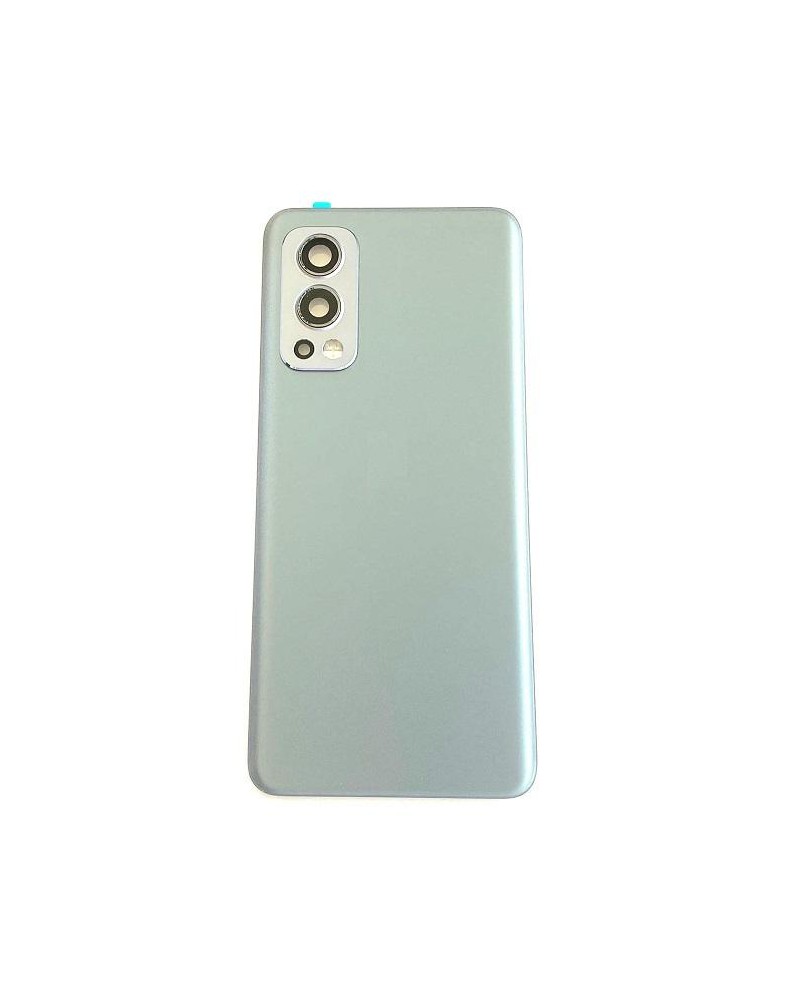 Tapa Trasera de Bateria con Lente para OnePlus Nord 2 DN2101  DN2103 - Gris