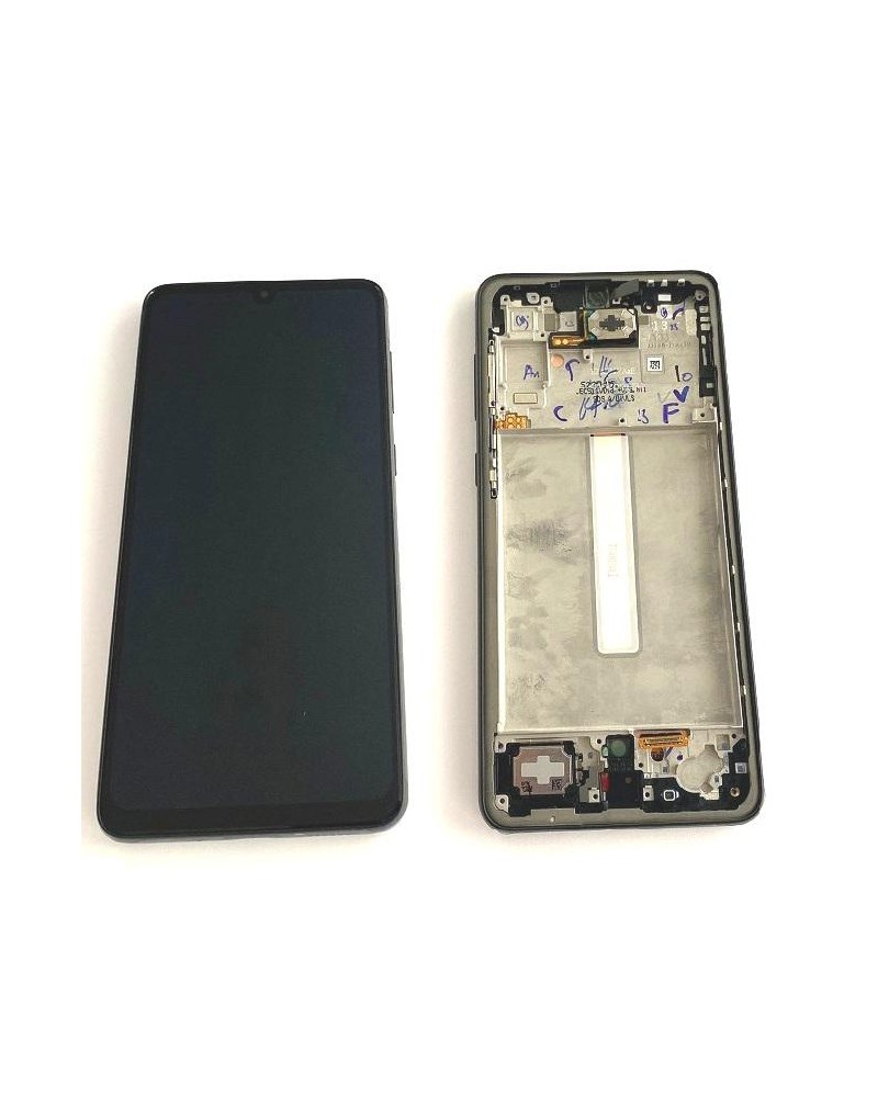 Pantalla LCD y Tactil con Marco Negro para Samsung Galaxy A33 5G A336B   Service Pack  