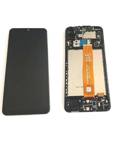 LCD e ecrã tátil com moldura para Samsung Galaxy A12s A12 2021 A127 A127F Service Pack