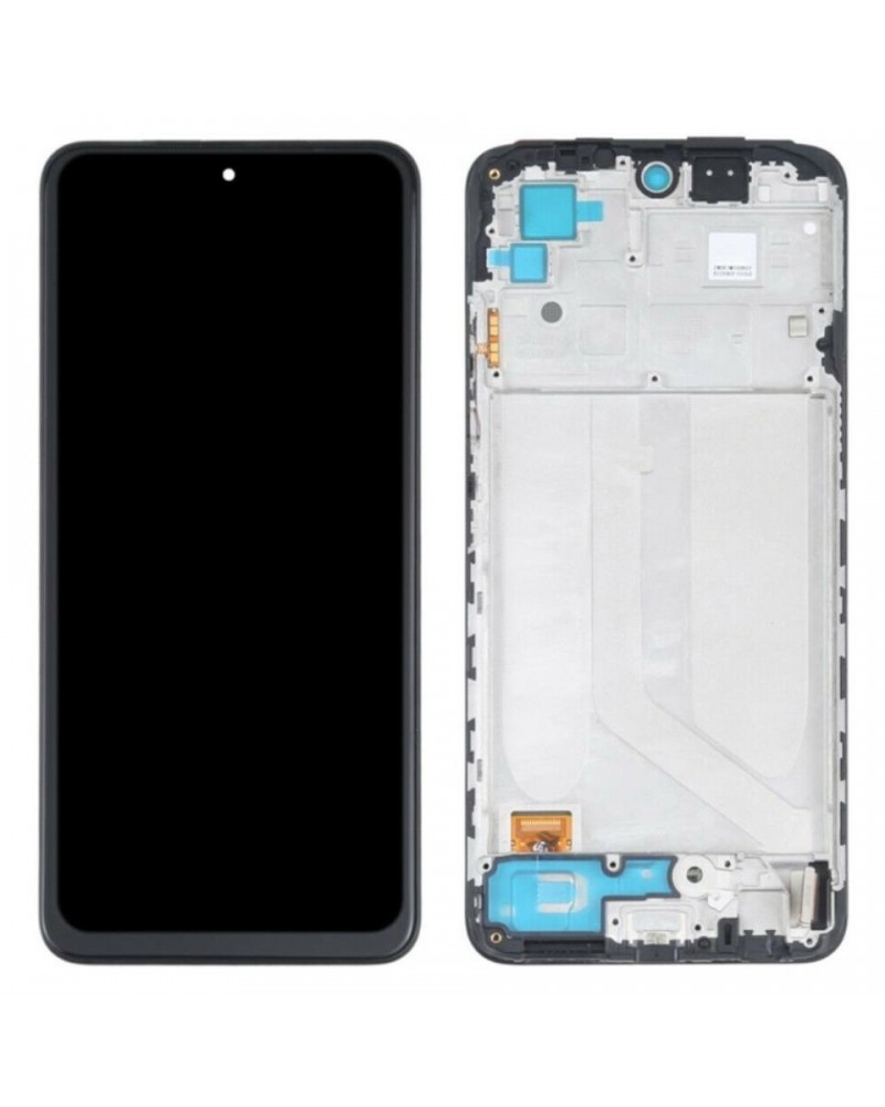 LCD e ecrã tátil com moldura para Xiaomi Redmi Note 10 4G Redmi Note 10S M2101K7AI M2101K7AG Qualidade Oled