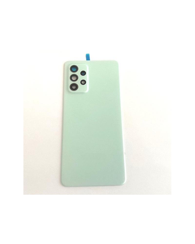 Capa traseira da bateria e da lente para Samsung Galaxy A52s 5G A528 A528B - Verde