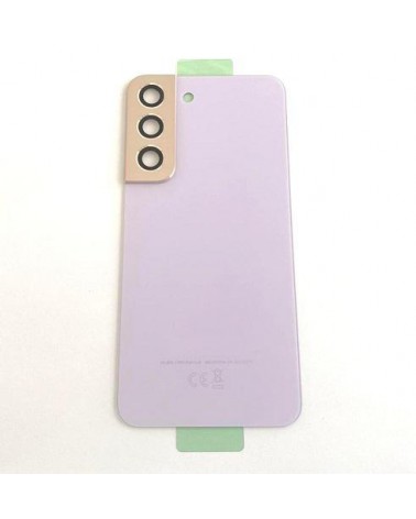 Tapa Trasera de Bateria con Lente para Samsung Galaxy S22 SM-S901 - Violeta