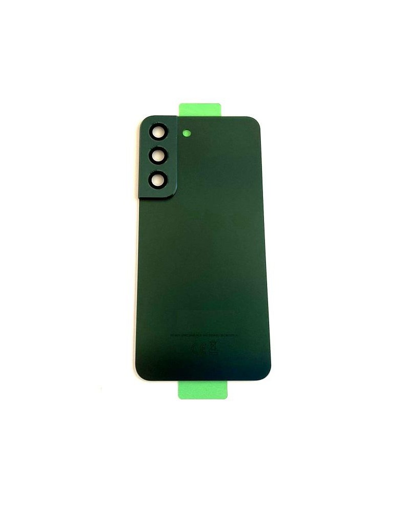 Tampa traseira da bateria com lente para Samsung Galaxy S22 SM-S901 - Verde