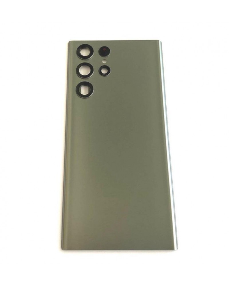 Tapa Trasera De Bateria Con Lente Para Samsung Galaxy S22 Ultra SM-S908 - Gris