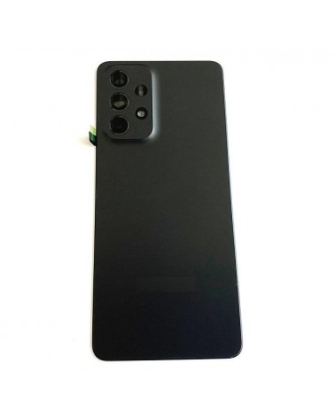 Capa traseira da bateria para Samsung Galaxy A33 5G A336 A336B - Preto