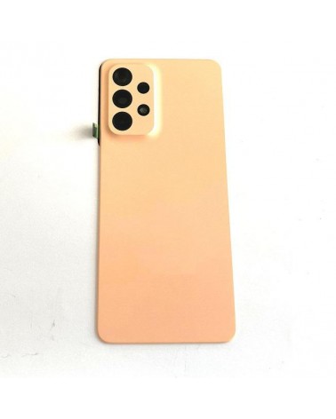 Battery Back Cover with Lens for Samsung Galaxy A33 5G A336 A336B - Peach Pink