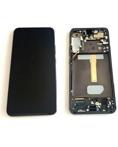 LCD e ecrã tátil com moldura preta para Samsung Galaxy S22 Plus SM-S906B Service Pack