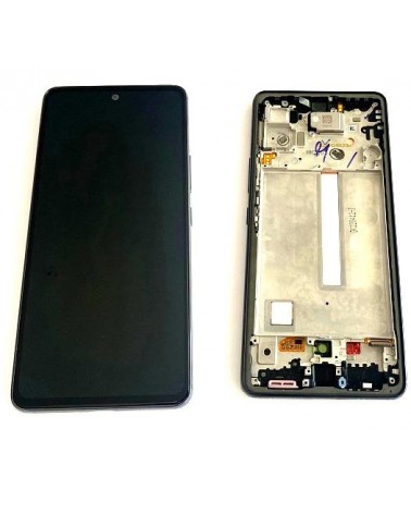 Pantalla LCD y Tactil con Marco Negro para Samsung Galaxy A53 5G A536 A536B   Service Pack  
